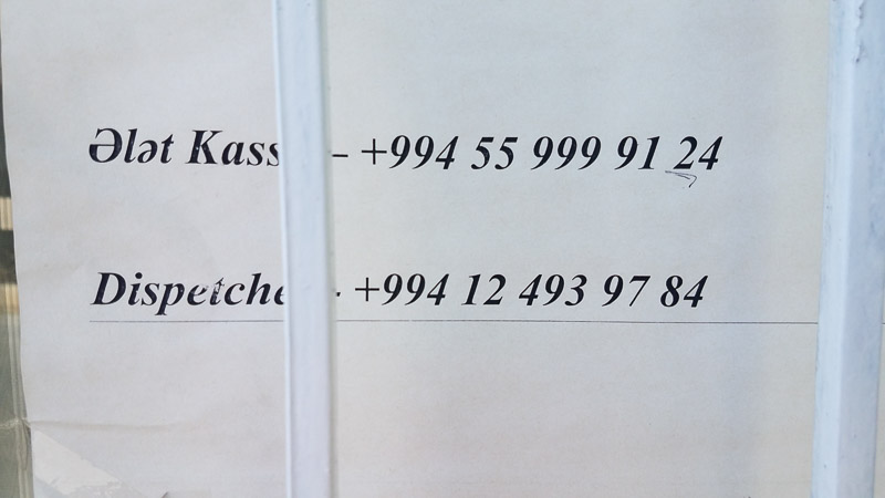sign with phone numbers