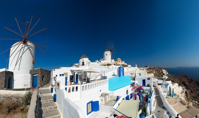 Santorini Windmills
