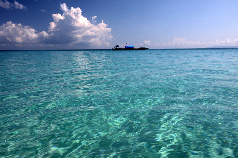 Clear waters of Andaman sea