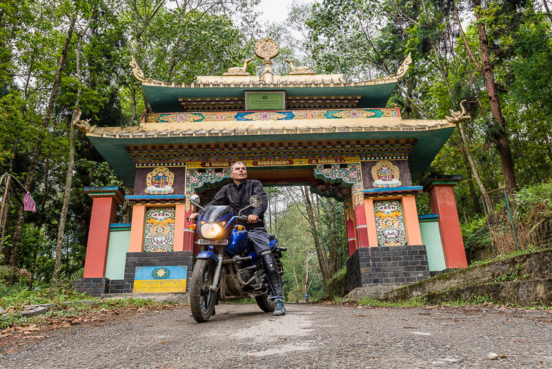 Riding in Sikkim mountains