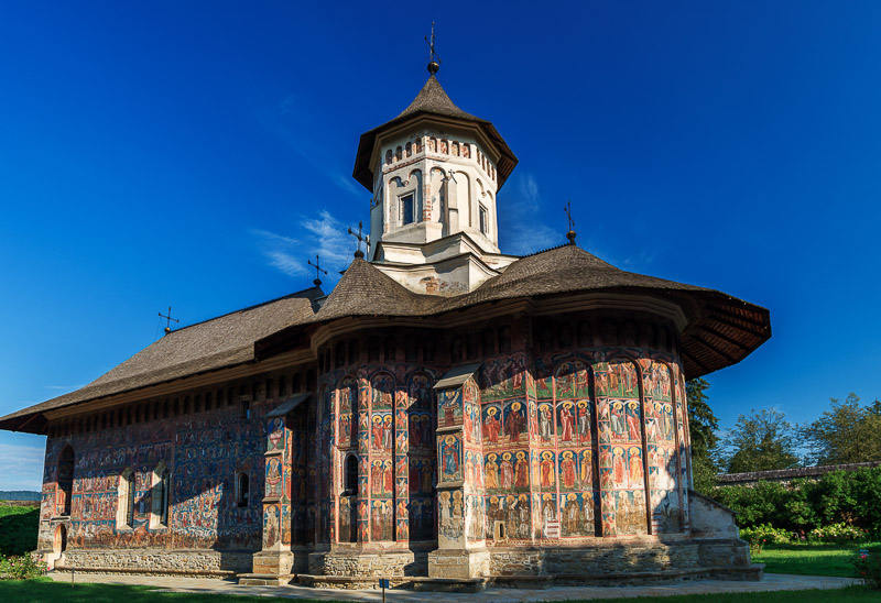 Romania has many, so-called, painted churches